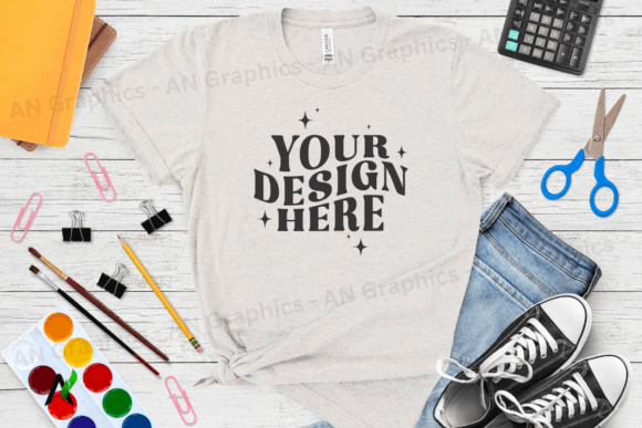 Bella Canvas 3413 Female Mockup - 009