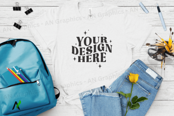 Bella Canvas 3413 Female Mockup - 0101: A Professional Tool for T-Shirt Designers