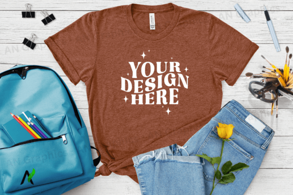 Bella Canvas 3413 Female Mockup - 062: A Professional Tool for T-Shirt Design Presentation