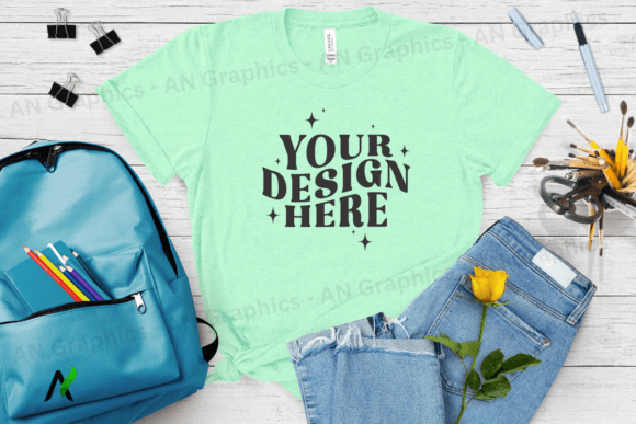 Bella Canvas 3413 Female Mockup - 075: A Professional Tool for T-Shirt Designers and Creators