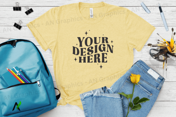 Bella Canvas 3413 Female Mockup - 082: A Strategic Tool for Professional T-Shirt Design Presentation