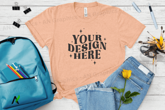 Bella Canvas 3413 Female Mockup - 083