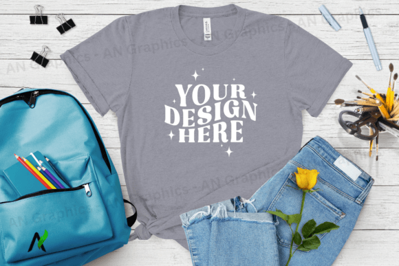 Bella Canvas 3413 Female Mockup - 096: A Professional Tool for T-Shirt Designers and Creators