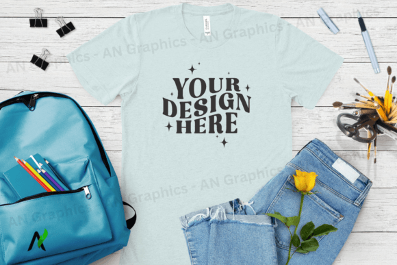 Bella Canvas 3413 Mockup Design