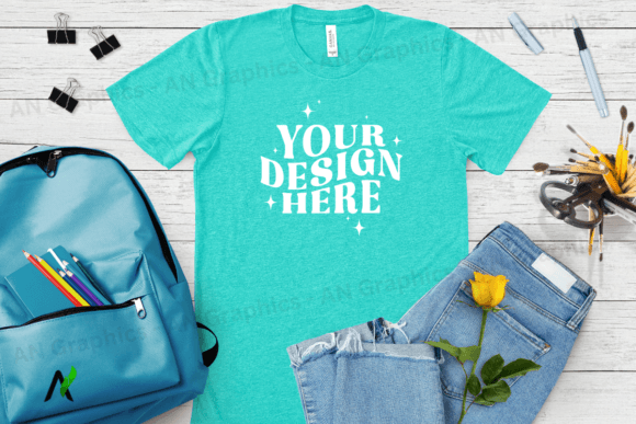 Bella Canvas 3413 Unisex Mockup - 037: A Professional Design Tool for T-Shirt Creators
