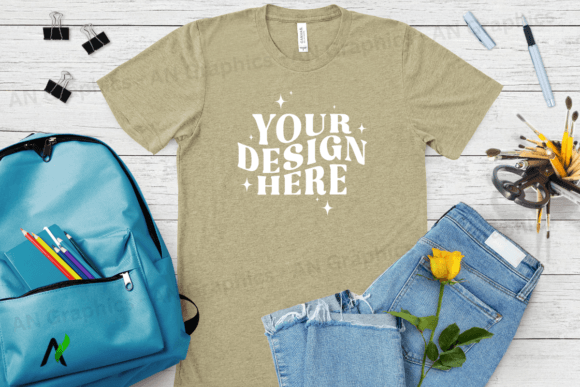 Bella Canvas 3413 Unisex Mockup - 048: A Professional Tool for T-Shirt Designers and Creators
