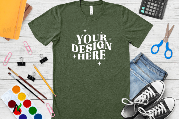 Bella Canvas 3413 Unisex Mockup - 075: A Professional Solution for T-Shirt Designers