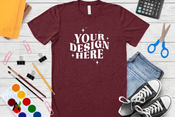 Enhancing Your Design Workflow with the Bella Canvas 3413 Unisex Mockup - 093