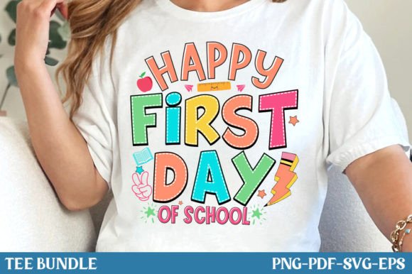 Happy First Day of School Retro T-Shirt