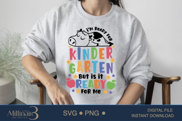 I Am Ready for Kindergarten School SVG: A Playful and Practical Design for Creative Projects