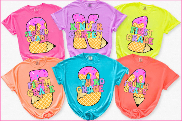 Ice Cream Back to School PNG Bundle: A Creative Resource for Designers and Educators