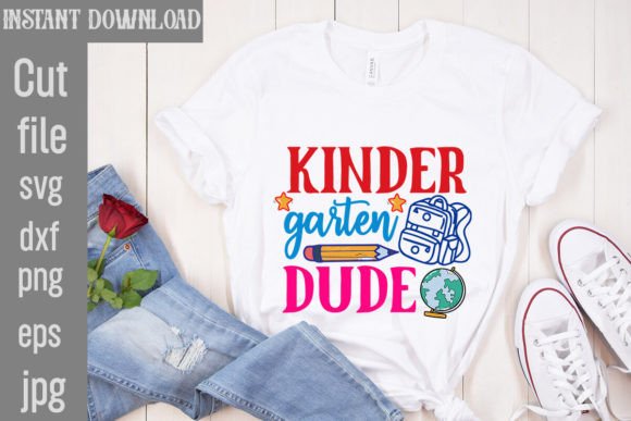 Kindergarten Dude SVG Cut File: A Versatile Digital Resource for Creative Projects