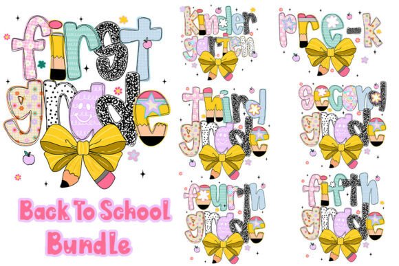 Preppy Back to School Bundle PNG: A Playful Solution for Educators and Creators