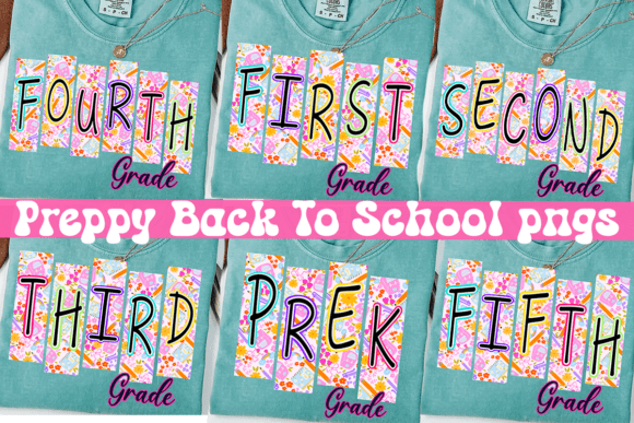 Preppy Back to School Grade PNG Bundle: A Must-Have for Creative Projects
