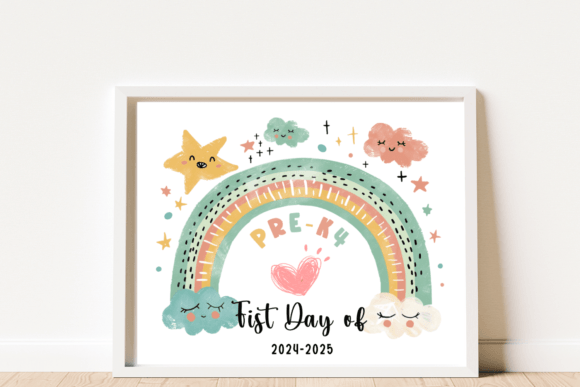 The First Day of School Sign for Pre-K4: A Creative Tool for Capturing Milestones